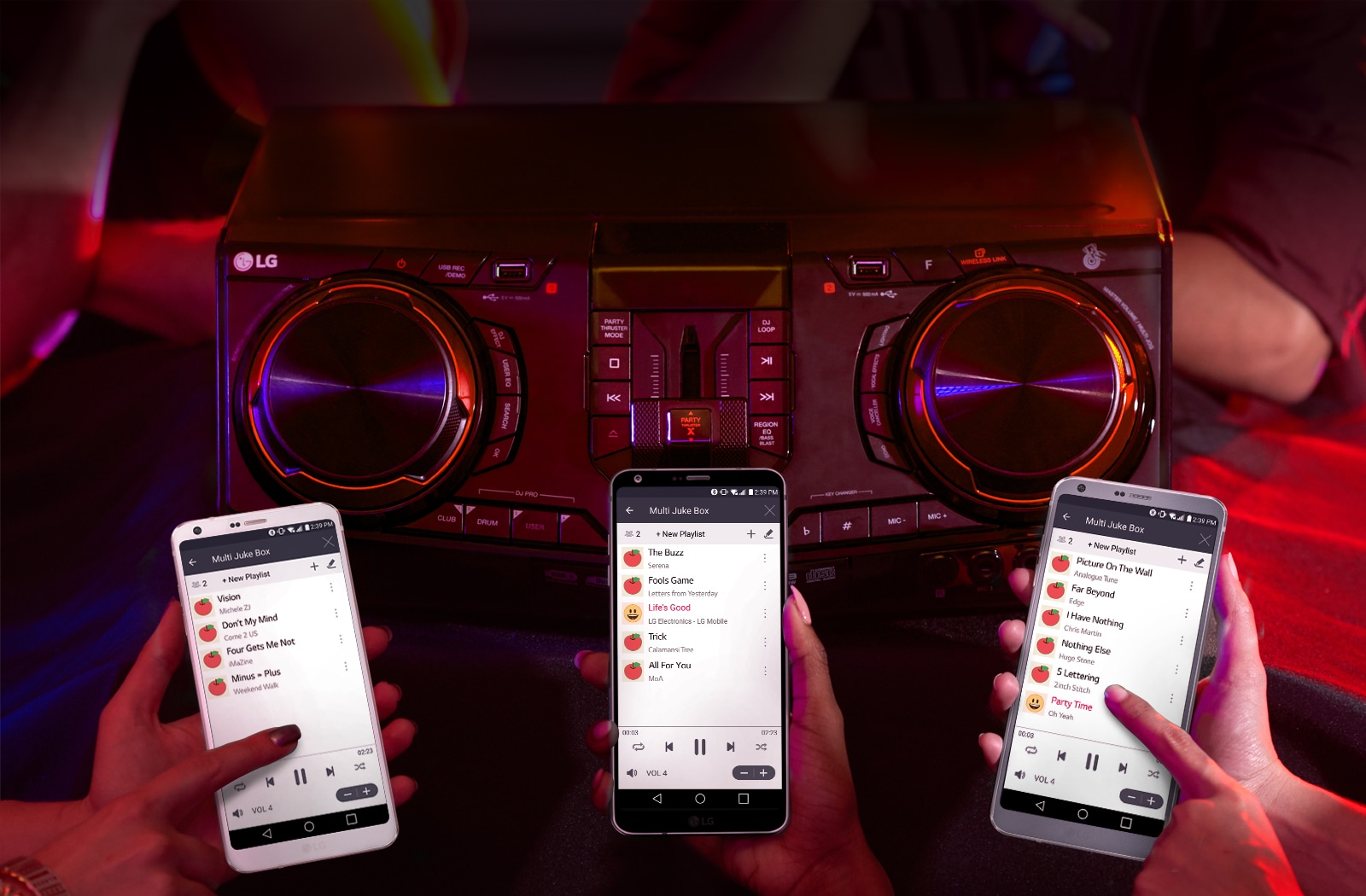 Crea una lista de canciones con Multi Juke Box